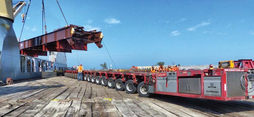 Stacker Reclaimer Offload and Transport Project Image